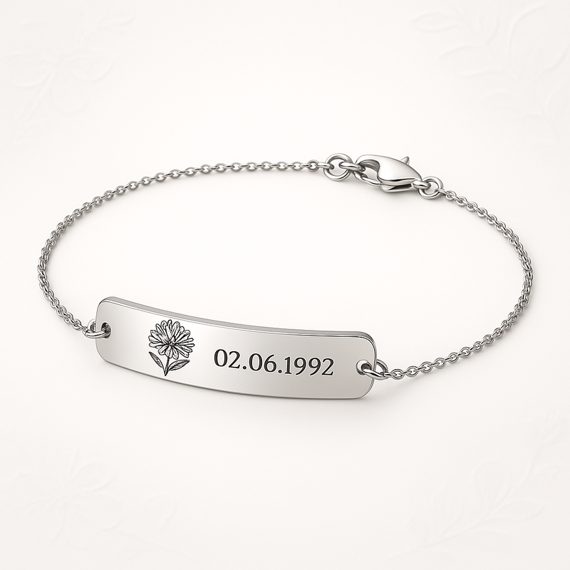 Custom Stainless Steel Birth Flower Bracelet: A Profitable Opportunity for Personalized Stainless Steel Floral Jewelry in the OEM/ODM Market