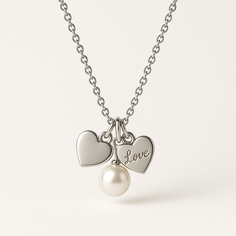 Dainty Romantic Necklace Trends 2025: OEM/ODM Guide to Personalized Engraving Pearl Necklaces and Stainless Steel Love Heart Charms for Wholesale Growth