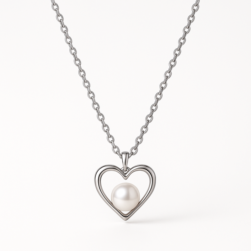 Why the Dainty Romantic Pearl Heart Necklace is Dominating OEM Stainless Steel Jewelry Customization Trends