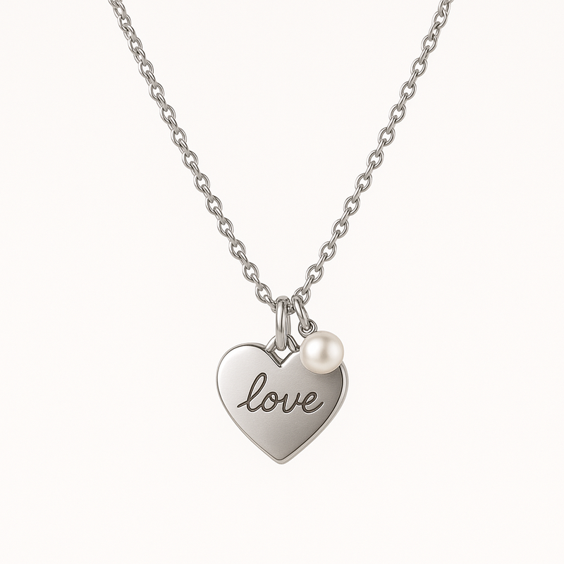 Enhance Your Jewelry Line with Dainty Romantic Personalized Heart Necklaces: A Guide to Wholesale Customization of Stainless Steel Pearl Love Charm and Engraved Dainty Heart Pendant Necklaces