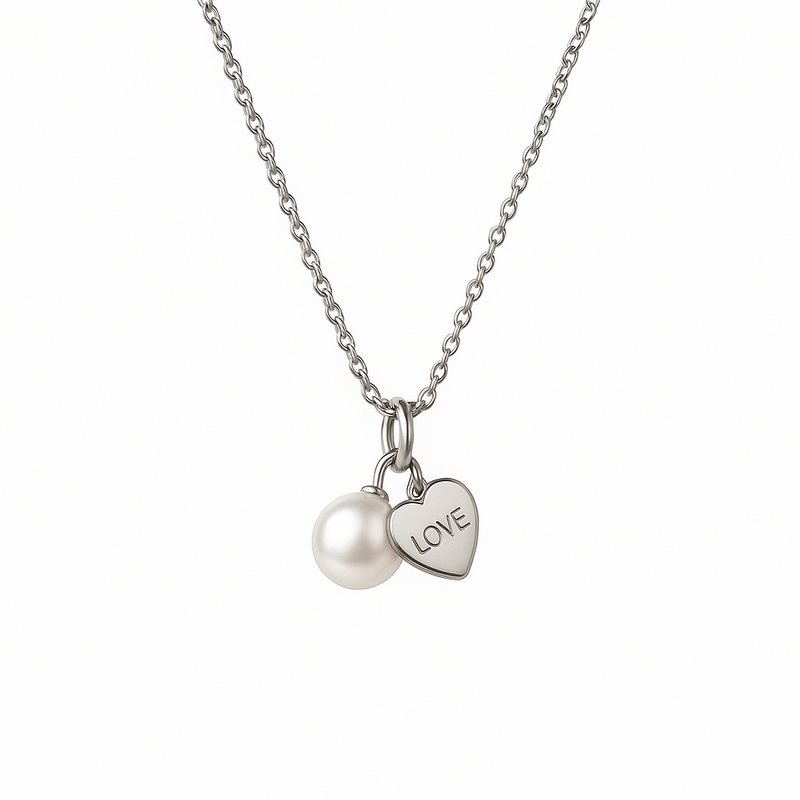 Boost Your Jewelry Brand with Customizable Dainty Romantic Necklaces, Personalized Pearl Charm Necklaces, and Stainless Steel Love Heart Necklaces