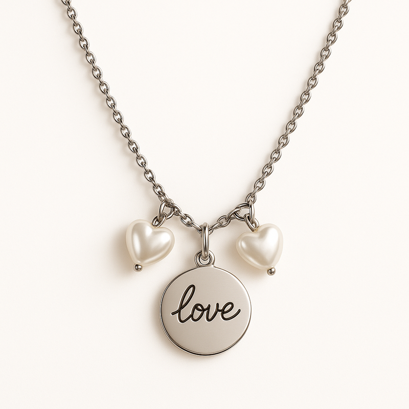 Boost Your Jewelry Brand with Dainty Romantic Charm Necklaces: The Appeal of Personalized Stainless Steel Love Necklaces and Pearl Heart Charms