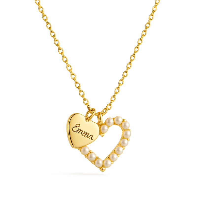 Boost Your Jewelry Brand’s Growth with Custom Dainty Romantic Necklaces, Personalized Engraving, and Pearl Love Heart Charms