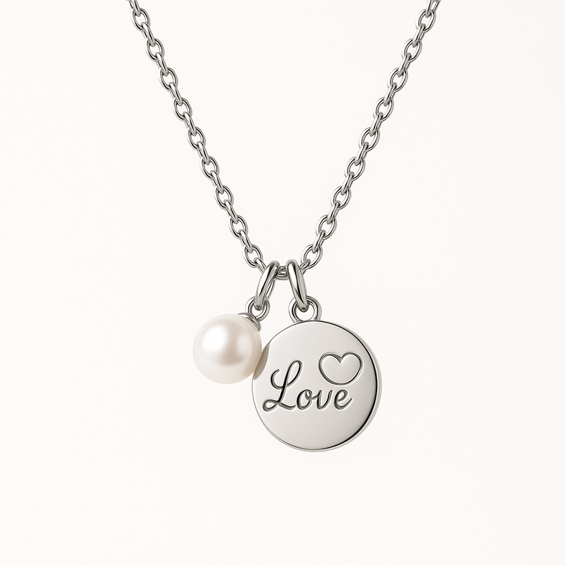 Boost Your Jewelry Business with Dainty Romantic Stainless Steel Personalized Engraving Pearl Love Heart Charm Necklace: Customization, Quality Control & More