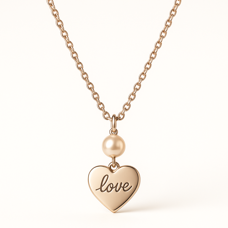 Boost Your Jewelry Business with Custom Dainty Romantic Pearl Necklaces and Personalized Stainless Steel Charm Options