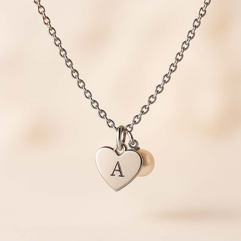 Dainty Personalized Heart Necklace: Why Stainless Steel Love Heart Jewelry with Romantic Pearl Charm is Perfect for Your Jewelry Business Growth 2 Dainty Personalized Heart Necklace: Why Stainless Steel Love Heart Jewelry with Romantic Pearl Charm is Perfect for Your Jewelry Business Growth