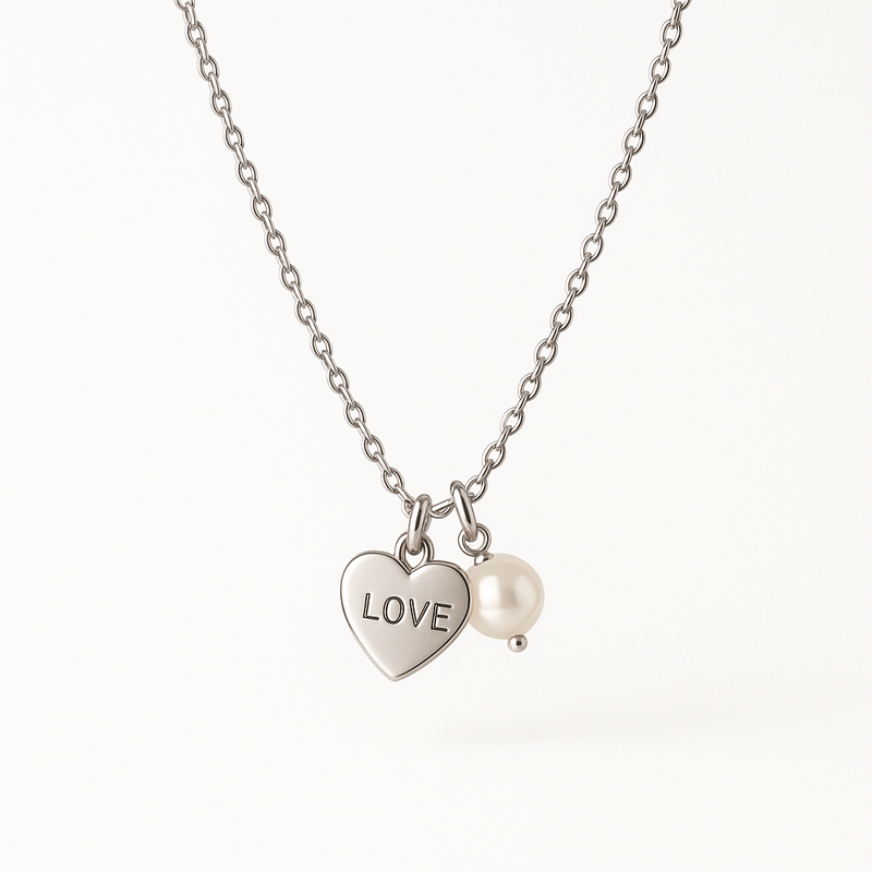 Boost Your Jewelry Business with Dainty Personalized Heart Necklaces, Romantic Pearl Charm Necklaces, and Stainless Steel Engraved Love Necklaces