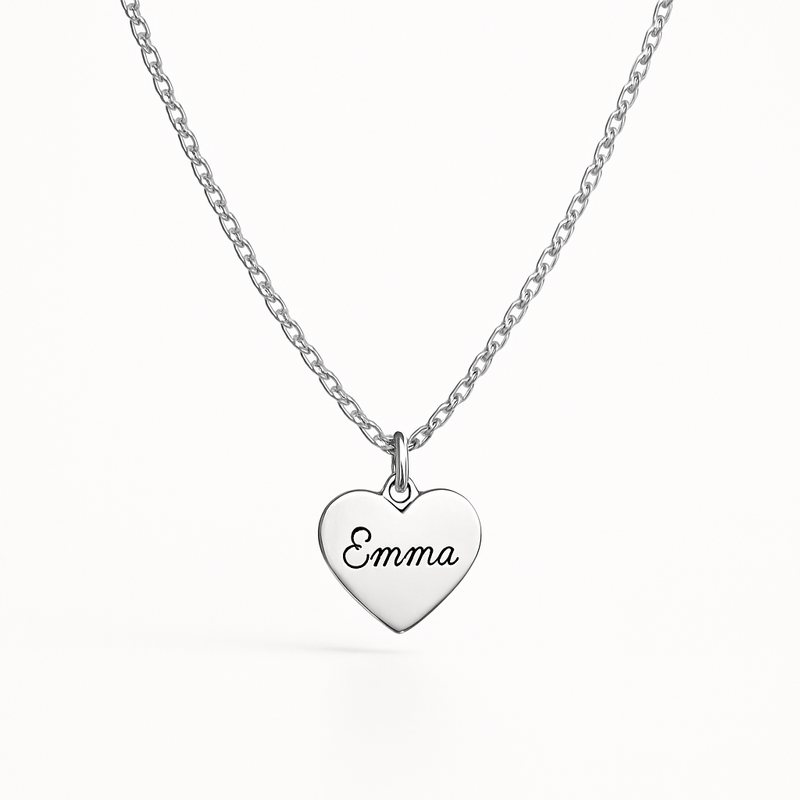 Elevate Your Jewelry Business with Dainty Romantic Necklaces: Customizable Stainless Steel Heart Charm Necklaces & Personalized Engraving Options