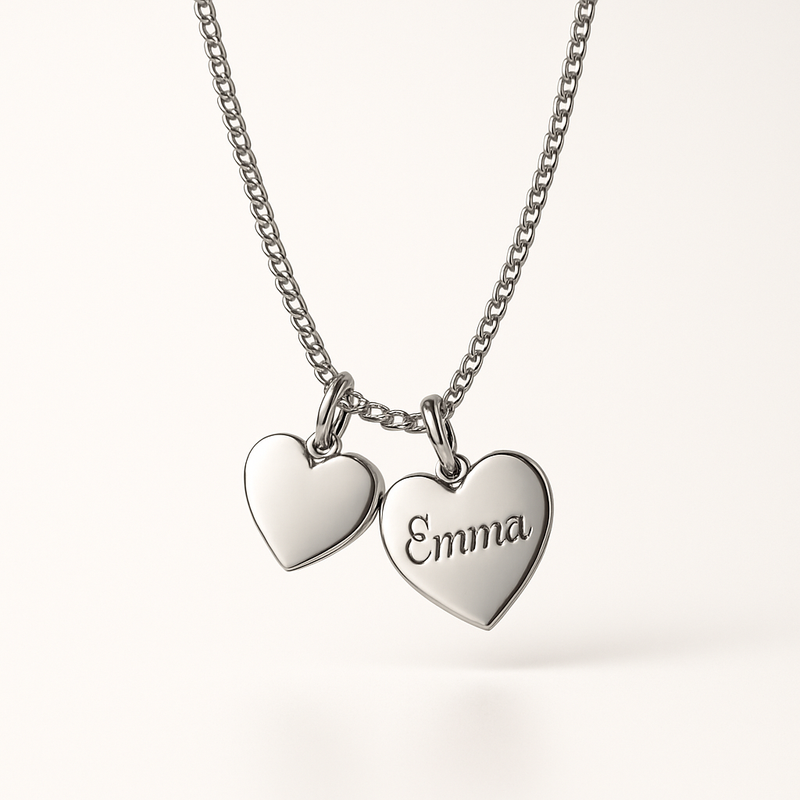 Enhance Your Jewelry Collection with Dainty Romantic Necklaces, Personalized Engraving, and Stainless Steel Heart Charms – Wholesale Customization Options for Business Growth