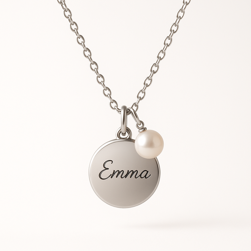 Elevate Your Brand with Dainty Personalized Heart Necklaces: Romantic Pearl Charm Jewelry & Stainless Steel Engraving Solutions for OEM/ODM Growth