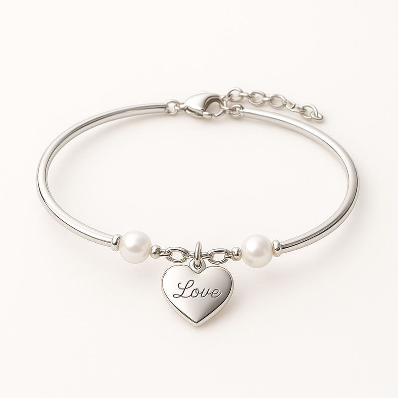Dainty Romantic Charm Bracelet: Unlocking Customization and Wholesale Opportunities for Stainless Steel Love Heart Bracelets and Personalized Engraving Pearl Bracelets 2 Dainty Romantic Charm Bracelet: Unlocking Customization and Wholesale Opportunities for Stainless Steel Love Heart Bracelets and Personalized Engraving Pearl Bracelets