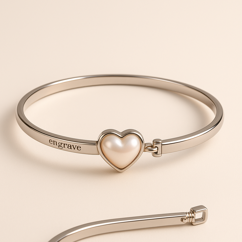 Enhance Your Jewelry Collection with a Dainty Romantic Charm Bracelet: Customization Options for Personalized Stainless Steel and Love Heart Pearl Designs