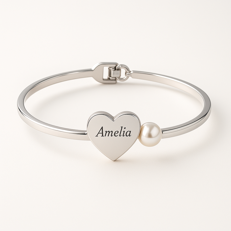 The Rising Demand for Dainty Romantic Charm Bracelets: Customizable Stainless Steel Love Heart and Personalized Engraving Pearl Options for Wholesale Jewelry Businesses
