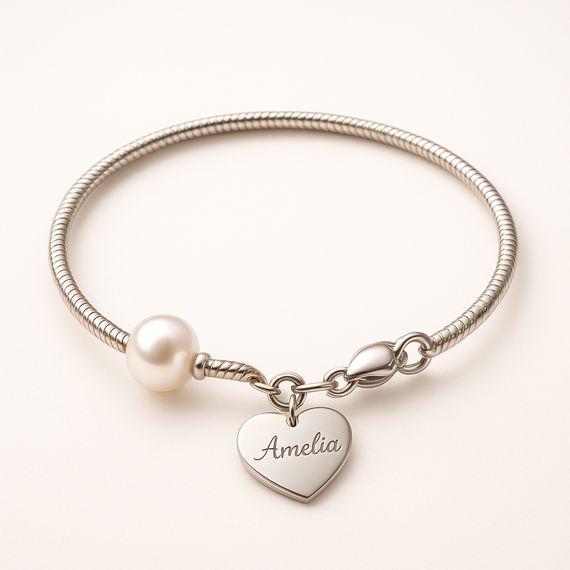 How a Dainty Stainless Steel Charm Bracelet, Personalized Engraving Heart Bracelet, and Romantic Pearl Love Bracelet Can Boost Your Jewelry Business with Customization and Quality Control