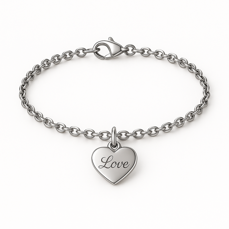 Why a Dainty Romantic Bracelet is the Perfect Choice for Personalized Heart Charm Bracelets and Stainless Steel Engraved Love Bracelets in Wholesale Jewelry Manufacturing Why a Dainty Romantic Bracelet is the Perfect Choice for Personalized Heart Charm Bracelets and Stainless Steel Engraved Love Bracelets in Wholesale Jewelry Manufacturing