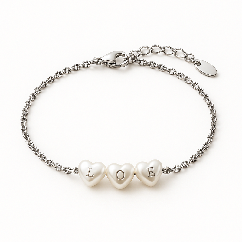 Boost Your Jewelry Brand’s Appeal with a Dainty Romantic Charm Bracelet: Personalized Stainless Steel Love Bracelets and Pearl Heart Charms 5 Boost Your Jewelry Brand’s Appeal with a Dainty Romantic Charm Bracelet: Personalized Stainless Steel Love Bracelets and Pearl Heart Charms