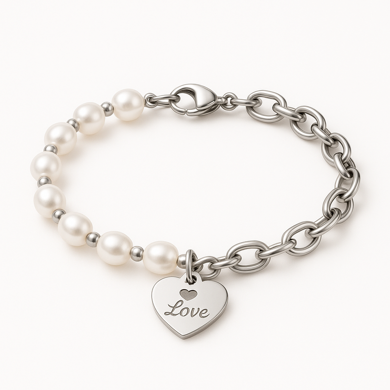 Elevate Your Jewelry Line with Customizable Dainty Romantic Pearl Bracelets, Engraved Love Heart Options, and Stainless Steel Charm Designs 8 Elevate Your Jewelry Line with Customizable Dainty Romantic Pearl Bracelets, Engraved Love Heart Options, and Stainless Steel Charm Designs