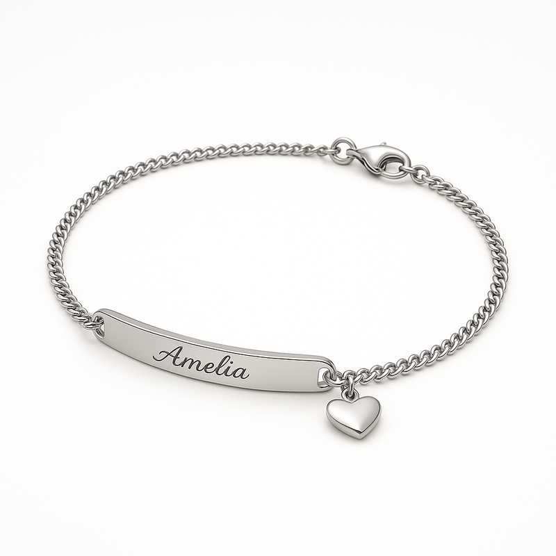 How a Dainty Romantic Bracelet with Personalized Engraving and Stainless Steel Love Heart Charm Can Boost Your Jewelry Brand 8 How a Dainty Romantic Bracelet with Personalized Engraving and Stainless Steel Love Heart Charm Can Boost Your Jewelry Brand