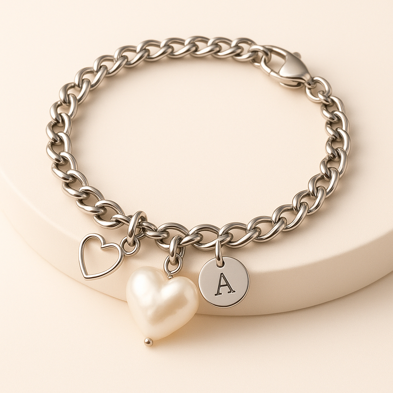 Why the Dainty Romantic Charm Bracelet, Personalized Stainless Steel Love Bracelet, and Pearl Heart Charm Bracelet Are Perfect for Your Jewelry Business Growth 8 Why the Dainty Romantic Charm Bracelet, Personalized Stainless Steel Love Bracelet, and Pearl Heart Charm Bracelet Are Perfect for Your Jewelry Business Growth