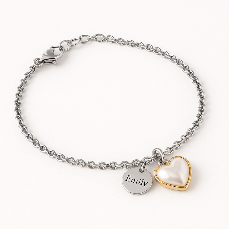 Boost Your Jewelry Business with Dainty Romantic Charm Bracelets, Personalized Stainless Steel Love Bracelets, and Engraved Pearl Heart Bracelets for Wholesale Success 8 Boost Your Jewelry Business with Dainty Romantic Charm Bracelets, Personalized Stainless Steel Love Bracelets, and Engraved Pearl Heart Bracelets for Wholesale Success