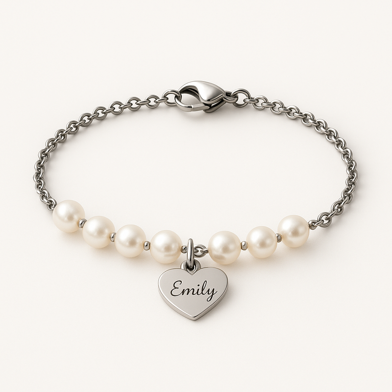 Why a Dainty Romantic Charm Bracelet, Personalized Stainless Steel Love Bracelet, and Pearl Engraving Heart Bracelet Are Trending in Custom Jewelry Manufacturing