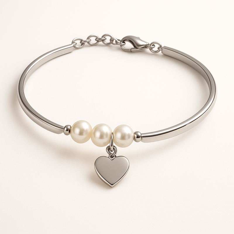 How a Dainty Heart Charm Bracelet and Personalized Pearl Love Bracelet Can Drive Your Stainless Steel Jewelry Business Growth