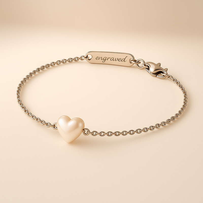 The Growing Trend of Dainty Romantic Charm Bracelets: Customizable Stainless Steel Love Bracelets & Engraved Pearl Heart Bracelets for Wholesale Manufacturers 2 The Growing Trend of Dainty Romantic Charm Bracelets: Customizable Stainless Steel Love Bracelets & Engraved Pearl Heart Bracelets for Wholesale Manufacturers