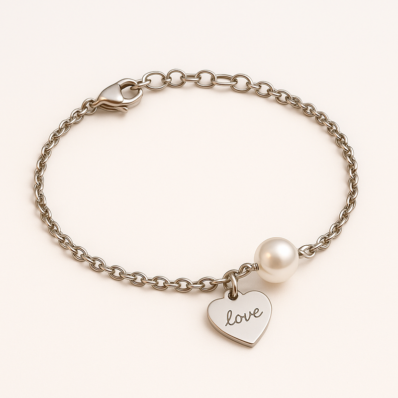How to Grow Your Jewelry Business with Customizable Dainty Romantic Bracelets, Personalized Stainless Steel Charm Bracelets, and Pearl Love Heart Bracelets
