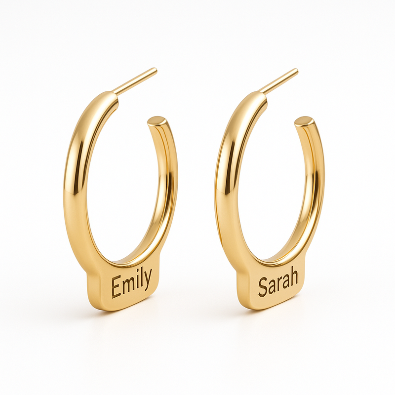 Trendy Personalized Gold Hoop Earrings and Waterproof Stainless Steel Gold Hoops: Customization for Business Growth in 2025