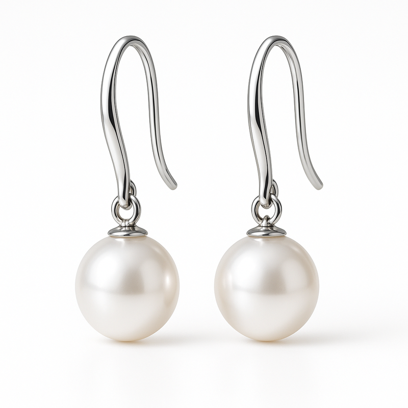 Trendy Personalized Pearl Earrings: Custom Designs & Waterproof Stainless Steel Options for Jewelry Brands