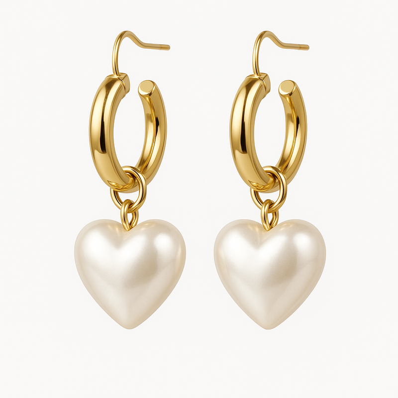Trendy Personalized Pearl Heart Earrings, Custom Gold Hoop Earrings, and Waterproof Stainless Steel Charm Earrings: Key Trends in Custom Jewelry Manufacturing