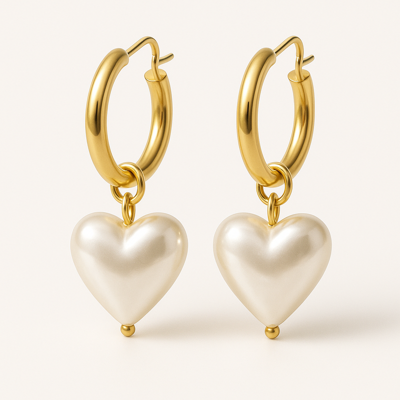 Trendy Personalized Pearl Heart Earrings, Custom Gold Hoop Earrings & Waterproof Stainless Steel Charm Earrings: The Ultimate Guide for Wholesale Jewelry Brands