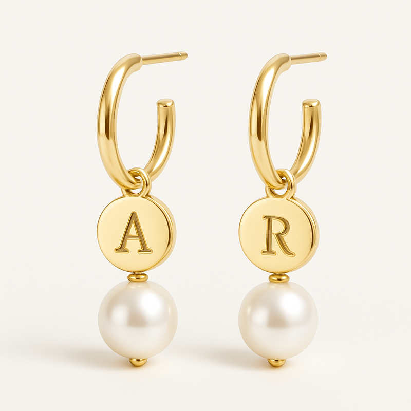 Trendy Dainty Pearl Earrings and Personalized Gold Hoop Earrings: Top Waterproof Stainless Steel Jewelry Trends for Wholesale Manufacturing