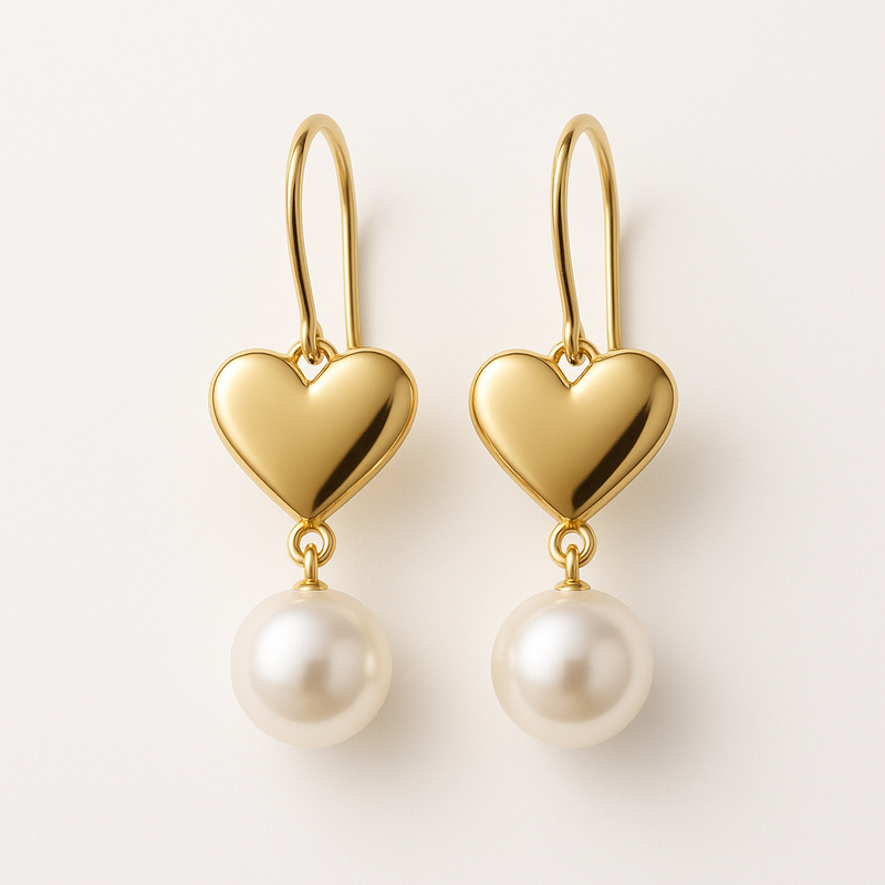 Why Trendy Dainty Pearl Heart Earrings and Waterproof Stainless Steel Earrings Are Essential for Your Jewelry Business Growth