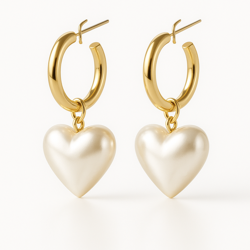 Trendy Personalized Pearl Heart Earrings and Custom Gold Hoop Earrings: The Future of Waterproof Stainless Steel Jewelry for Wholesale Manufacturing 8 Trendy Personalized Pearl Heart Earrings and Custom Gold Hoop Earrings: The Future of Waterproof Stainless Steel Jewelry for Wholesale Manufacturing