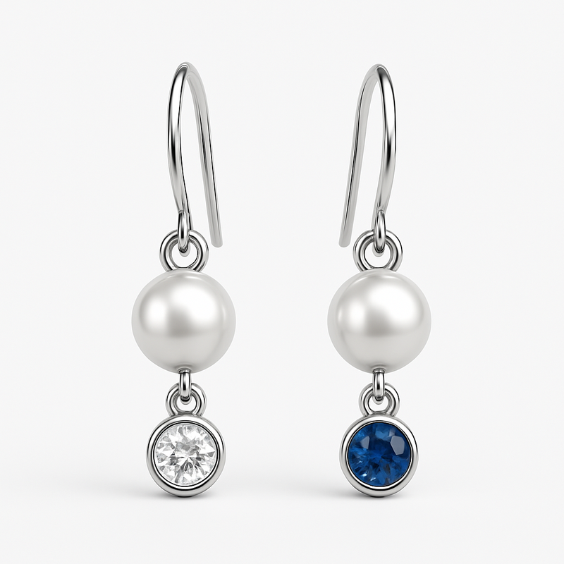 Elegant Minimalist Pearl Earrings and Meaningful Birthstone Charm Earrings: Trends in Custom Stainless Steel Jewelry Manufacturing