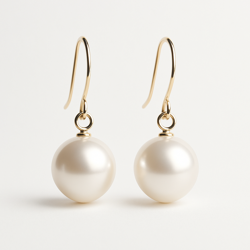 Elegant Minimalist Pearl Earrings with Birthstone Charms: Customization & Wholesale Opportunities for Jewelry Brands