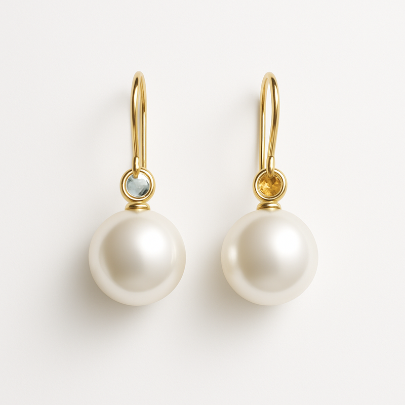 Elevate Your Jewelry Collection with Elegant Minimalist Pearl Earrings, Meaningful Birthstone Charm Earrings, and Customizable Minimalist Pearl Drop Earrings for Wholesale Clients