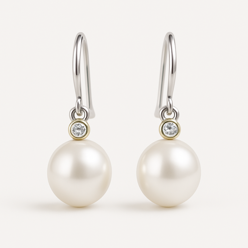 Elegant Minimalist Pearl Earrings and Birthstone Charm Drop Earrings: Customization and Quality Control for Wholesale Jewelry Manufacturing