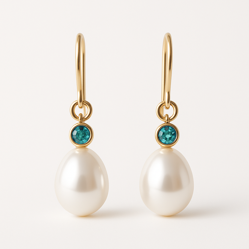 Elegant Minimalist Pearl Earrings and Birthstone Charm Drop Earrings: The Rise of Meaningful Birthstone Pearl Jewelry for Customization and Wholesale Manufacturing