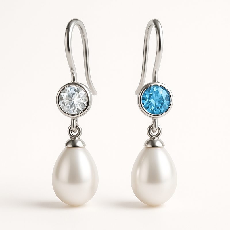 Elegant Minimalist Pearl Earrings: Customization and Wholesale Opportunities for Birthstone Charm Drop Earrings and Minimalist Pearl Birthstone Jewelry