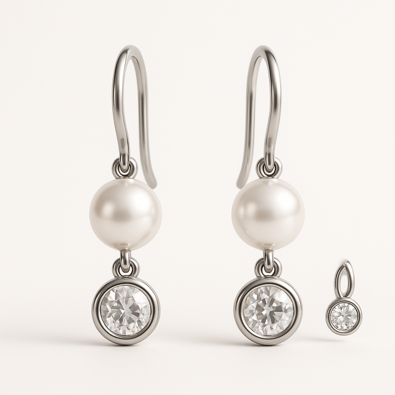 Elegant Minimalist Pearl Earrings: The Rising Trend of Meaningful Birthstone Charm and Pearl Birthstone Drop Earrings for B2B Jewelry Businesses