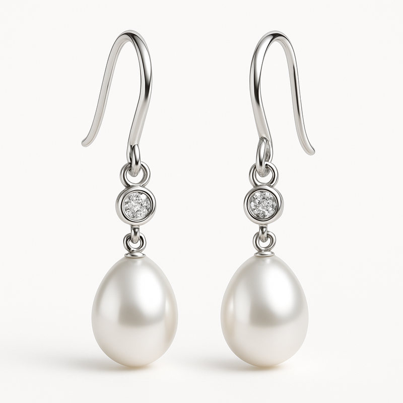 Elegant Minimalist Pearl Drop Earrings: The Trend for Meaningful Birthstone Charm Earrings in Wholesale Jewelry Manufacturing