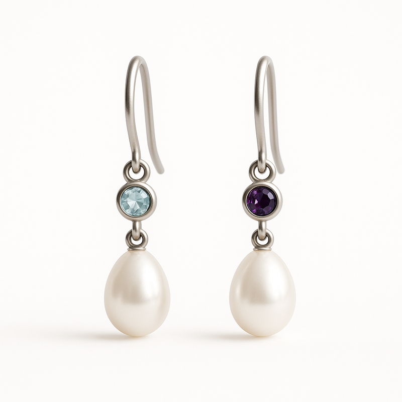 Elegant Minimalist Pearl Earrings: A Trendy Option for Customized Birthstone Charm Drop Earrings and Meaningful Pearl Drop Earrings 8 Elegant Minimalist Pearl Earrings: A Trendy Option for Customized Birthstone Charm Drop Earrings and Meaningful Pearl Drop Earrings