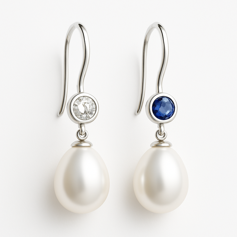 Elegant Minimalist Pearl Earrings: Customizable Birthstone Drops for Wholesale Growth in 2025