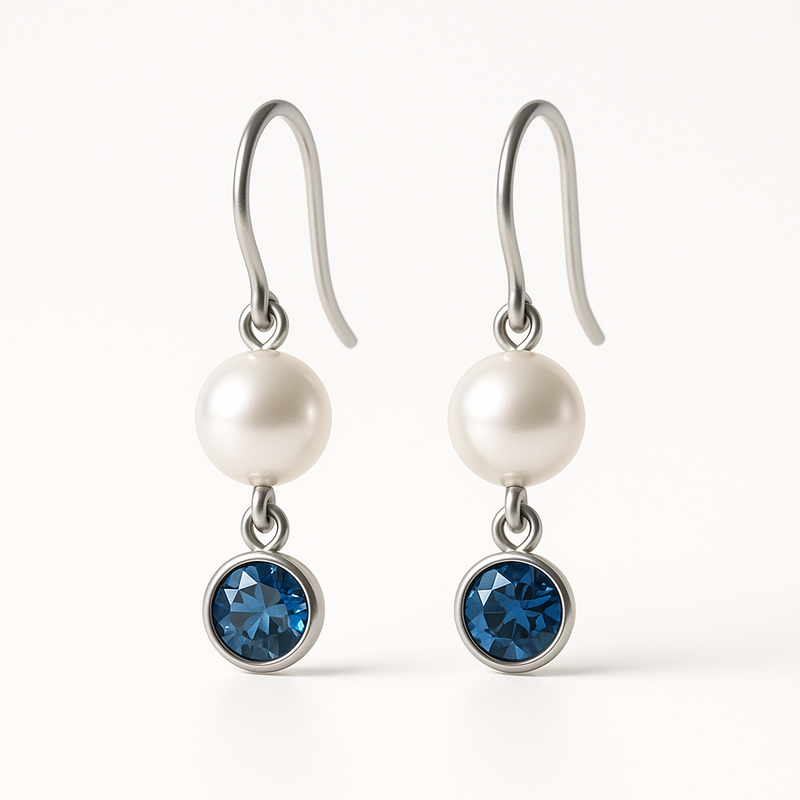 Elegant Minimalist Pearl Earrings: The Rising Trend of Birthstone Charm Drop Earrings in Stainless Steel Jewelry Manufacturing 6 Elegant Minimalist Pearl Earrings: The Rising Trend of Birthstone Charm Drop Earrings in Stainless Steel Jewelry Manufacturing