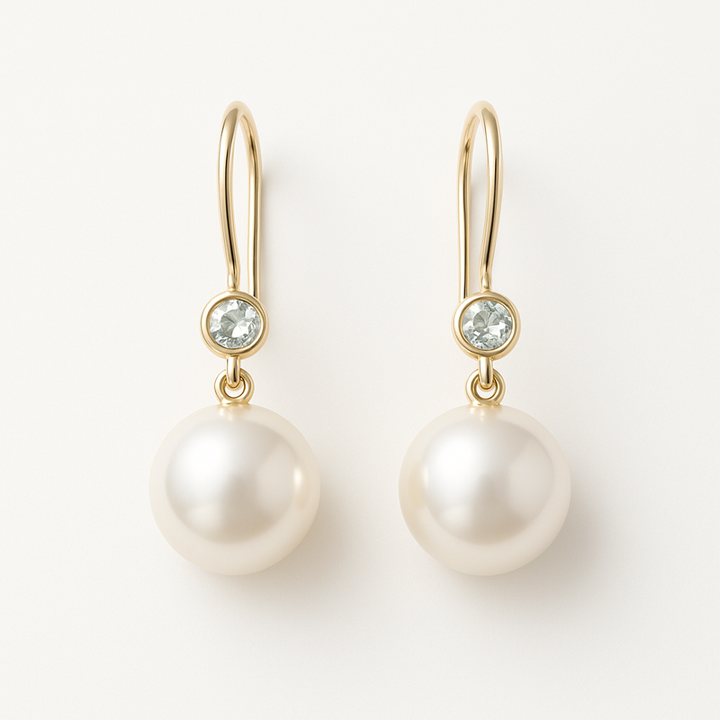 Elegant Minimalist Pearl Earrings: The Rising Trend of Birthstone Charm Drop Earrings for Meaningful Custom Jewelry