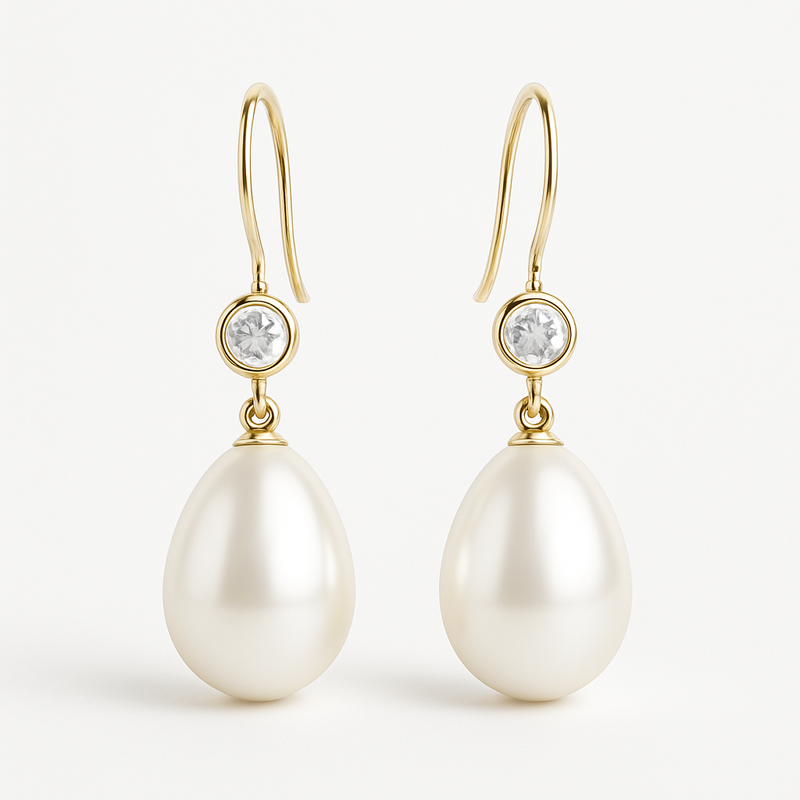Elegant Minimalist Pearl Earrings: The Growing Trend of Meaningful Birthstone Charm Earrings & Customizable Pearl Drop Earrings with Birthstone for Wholesale Jewelry Manufacturing