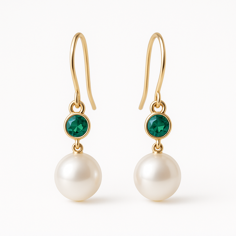 Elevate Your Jewelry Collection with Elegant Minimalist Pearl Earrings and Customizable Birthstone Designs for Wholesale Success