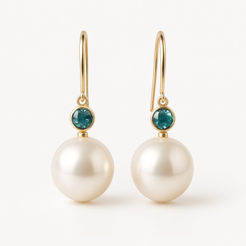 Elegant Minimalist Pearl Earrings and Meaningful Birthstone Charm Earrings: A Trendy Choice for Wholesale Jewelry Manufacturers